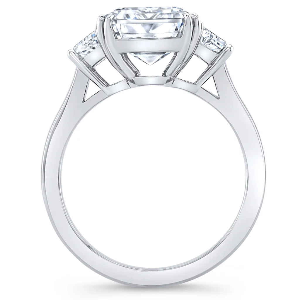 CLASSIC 3 STONE  ENGAGEMENT RING - Image 2